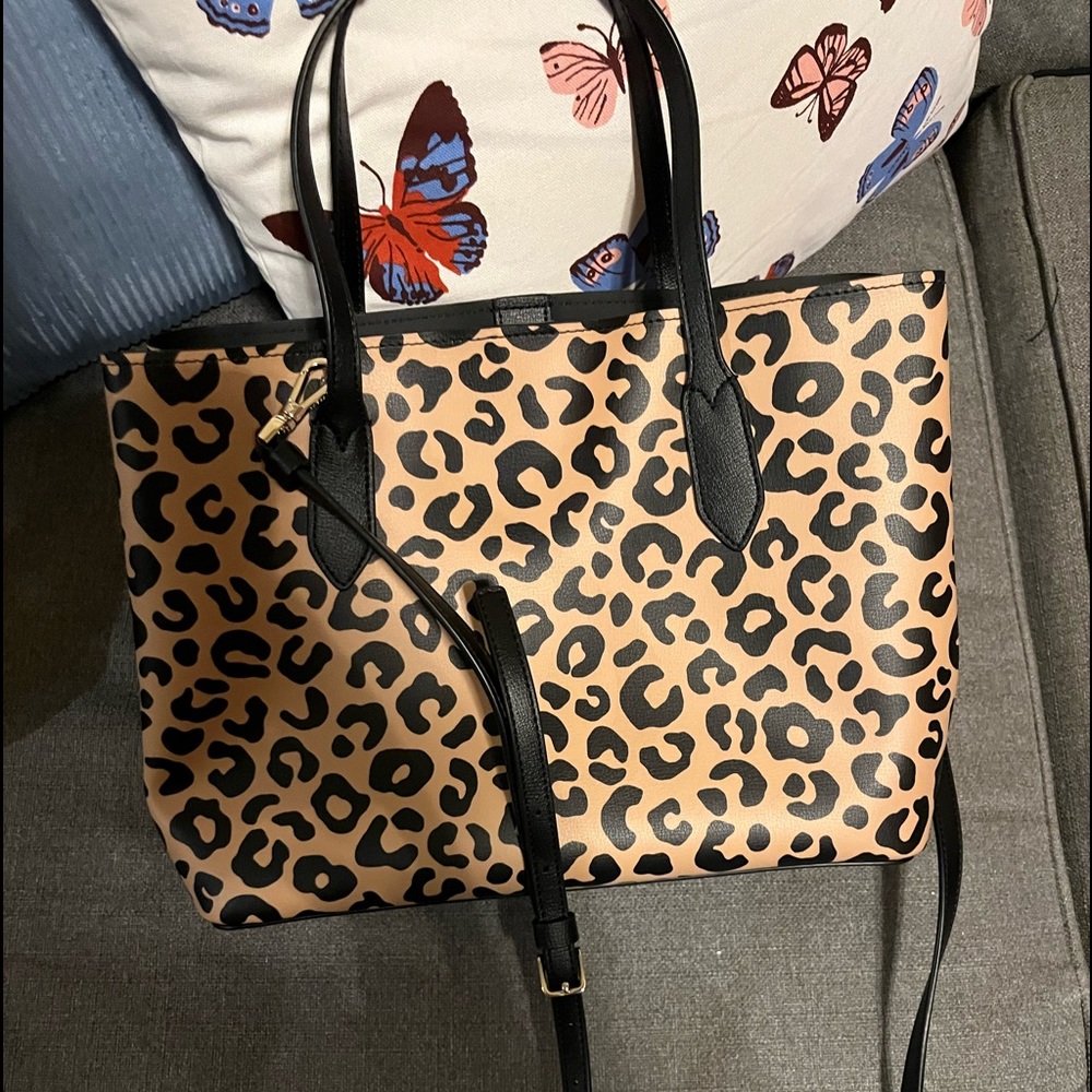 NEVER used Leopard Kate Spade Tote